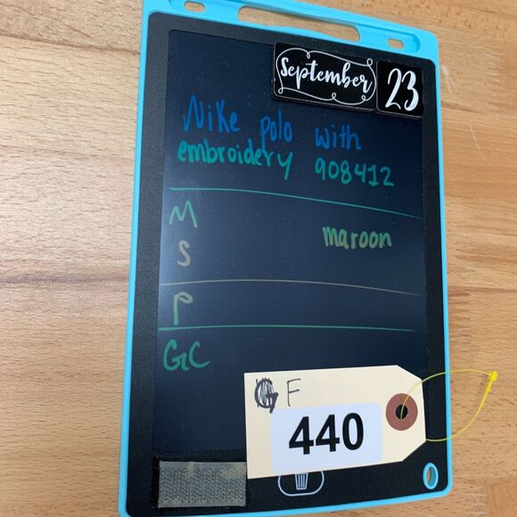 Nike Hamilton Huskies Polo Shirt Mens S Small Maroon Dri Fit Performance Golf - Picture 10 of 11